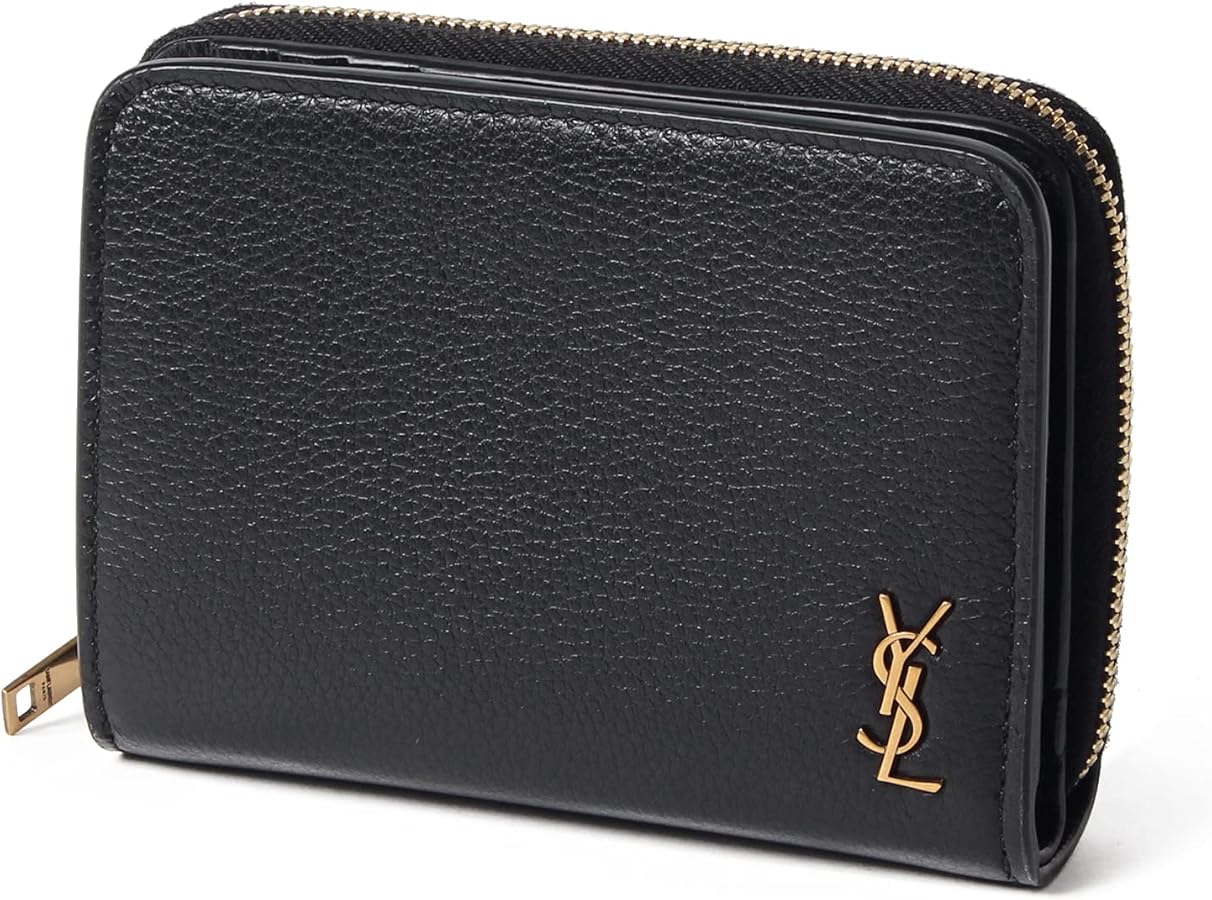 Amazon | [サンローランパリ] 二つ折り財布 メタル YSLロゴ ZIP WALLET